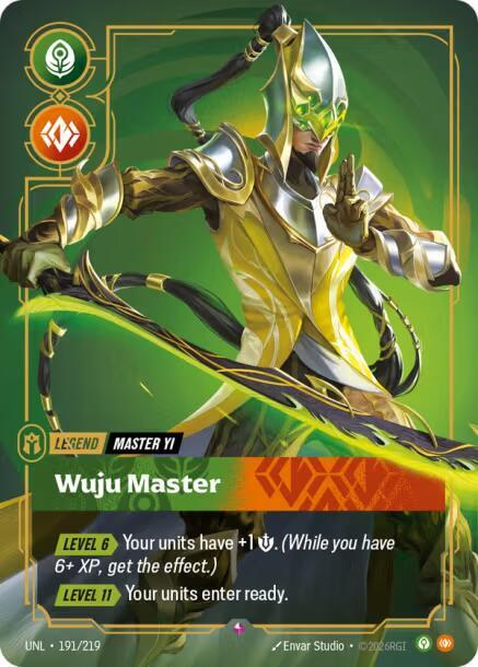 Master Yi - Wuju Master (191/219) [Unleashed] - The Mythic Store | 24h Order Processing