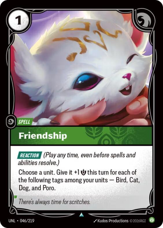 Friendship (046/219) [Unleashed] - The Mythic Store | 24h Order Processing