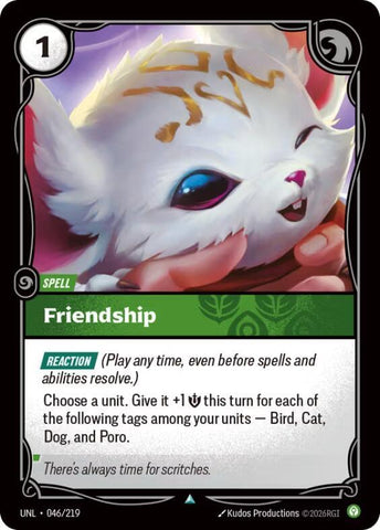 Friendship (046/219) [Unleashed] - The Mythic Store | 24h Order Processing