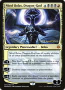Nicol Bolas, Dragon-God [War of the Spark Prerelease Promos] - The Mythic Store | 24h Order Processing