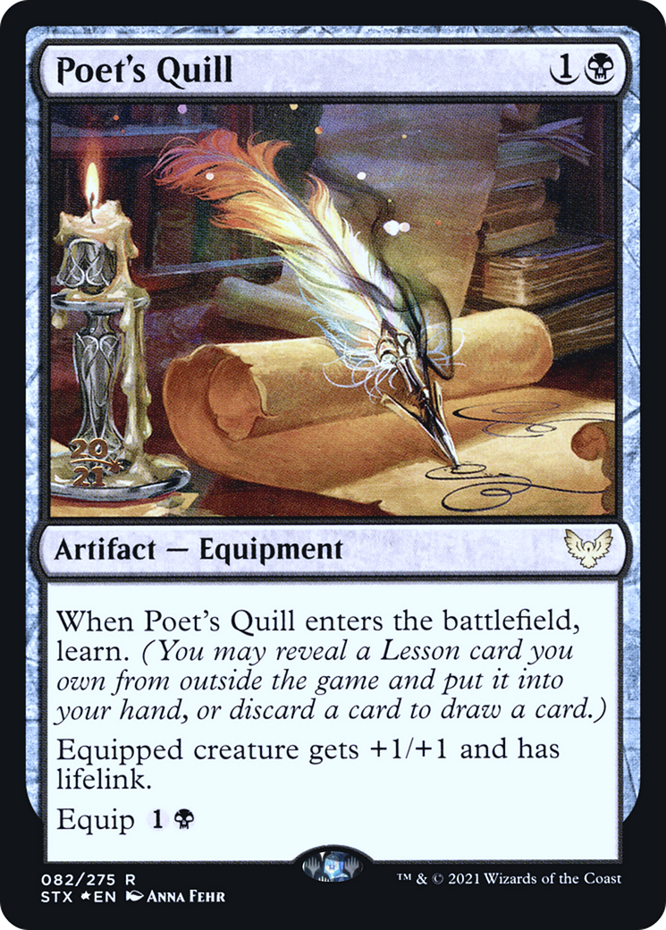 Poet's Quill [Strixhaven: School of Mages Prerelease Promos] - The Mythic Store | 24h Order Processing