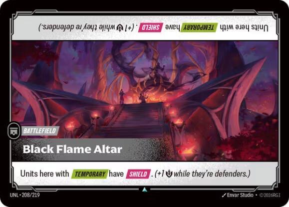 Black Flame Altar (208/219) [Unleashed] - The Mythic Store | 24h Order Processing