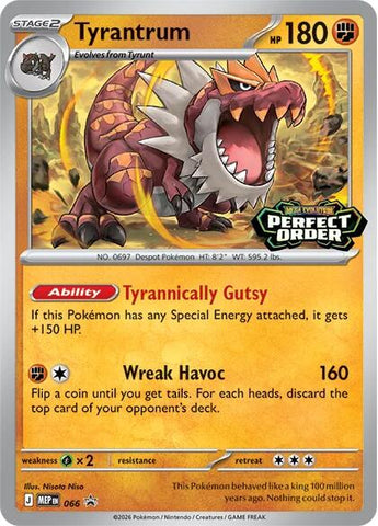 Tyrantrum (066) [Mega Evolution Promo] - The Mythic Store | 24h Order Processing