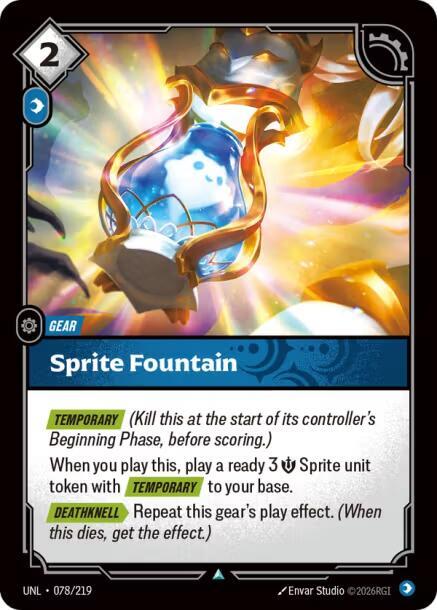 Sprite Fountain (078/219) [Unleashed] - The Mythic Store | 24h Order Processing