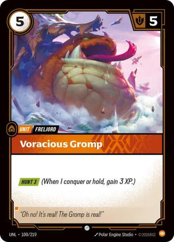 Voracious Gromp (100/219) [Unleashed] - The Mythic Store | 24h Order Processing