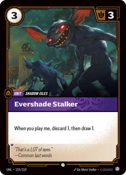 Evershade Stalker (123/219) [Unleashed] - The Mythic Store | 24h Order Processing