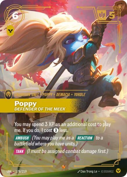 Poppy - Defender of the Meek (178/219) [Unleashed] - The Mythic Store | 24h Order Processing