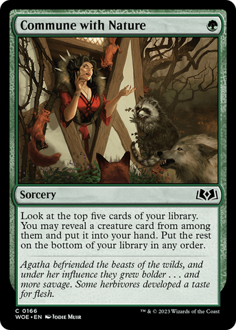 Commune with Nature [Wilds of Eldraine] - The Mythic Store | 24h Order Processing