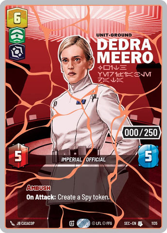 Dedra Meero - With Verifiable Data (1135) (Serialized) (Rose Gold) (1135) [Secrets of Power] - The Mythic Store | 24h Order Processing