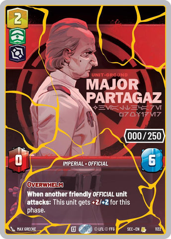 Major Partagaz - Healthcare Provider (1132) (Serialized) (Gold) (1132) [Secrets of Power] - The Mythic Store | 24h Order Processing