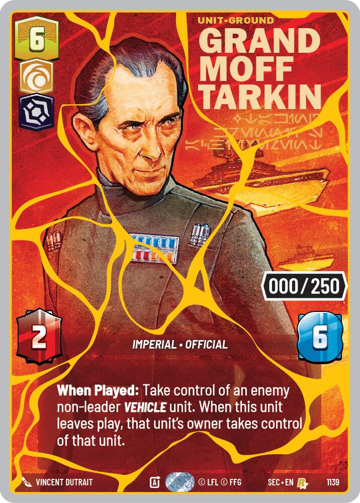 Grand Moff Tarkin - Taking Krennic's Achievement (1139) (Serialized) (Gold) (1139) [Secrets of Power] - The Mythic Store | 24h Order Processing