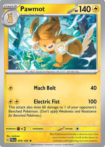 Pawmot (076/193) (Deck Exclusives) [Scarlet & Violet: Base Set] - The Mythic Store | 24h Order Processing