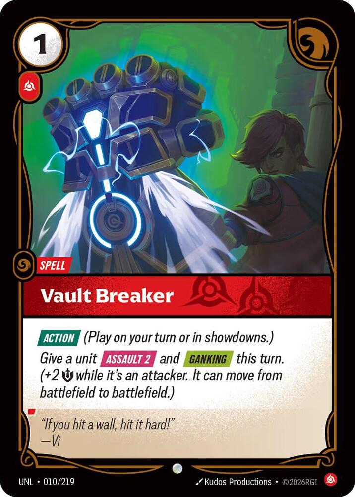 Vault Breaker (010/219) [Unleashed] - The Mythic Store | 24h Order Processing