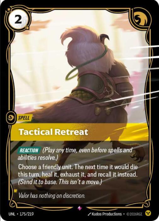 Tactical Retreat (175/219) [Unleashed] - The Mythic Store | 24h Order Processing