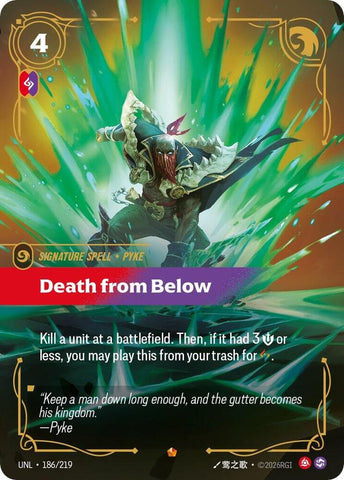 Death from Below (186/219) [Unleashed] - The Mythic Store | 24h Order Processing