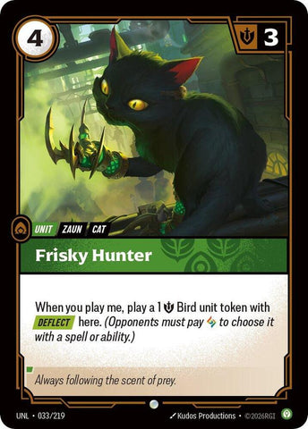 Frisky Hunter (033/219) [Unleashed] - The Mythic Store | 24h Order Processing