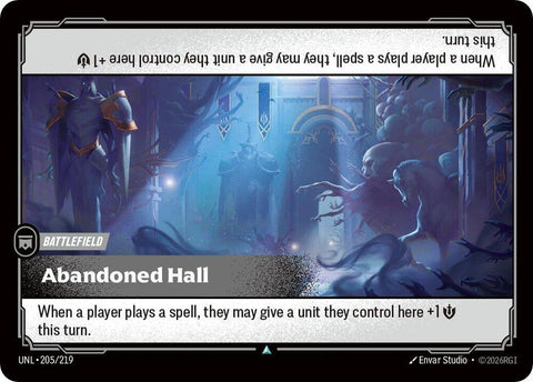 Abandoned Hall (205/219) [Unleashed] - The Mythic Store | 24h Order Processing