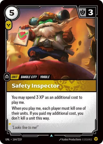 Safety Inspector (164/219) [Unleashed] - The Mythic Store | 24h Order Processing
