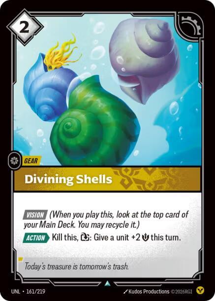 Divining Shells (161/219) [Unleashed] - The Mythic Store | 24h Order Processing