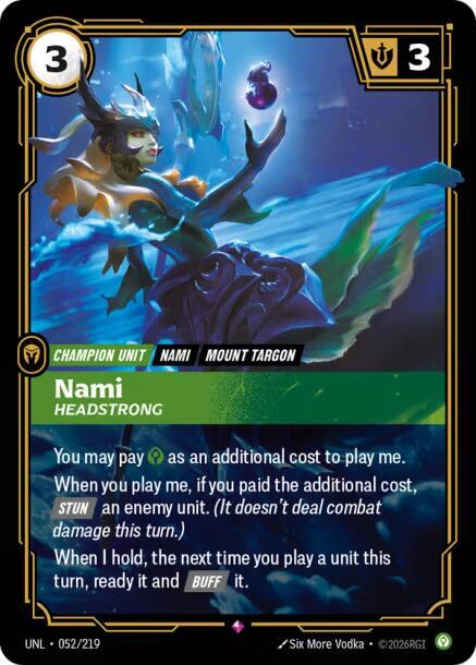 Nami - Headstrong (052/219) [Unleashed] - The Mythic Store | 24h Order Processing