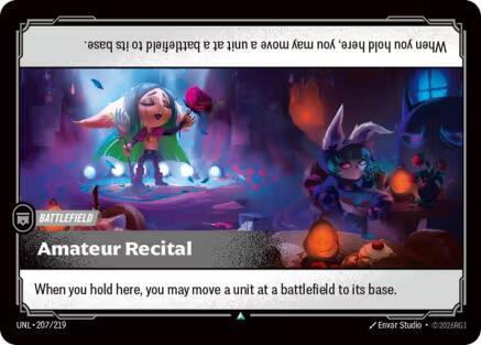 Amateur Recital (207/219) [Unleashed] - The Mythic Store | 24h Order Processing