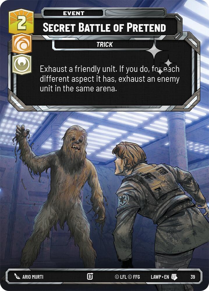 Secret Battle of Pretend (39) (Foil) (39) [A Lawless Time: Weekly Play] - The Mythic Store | 24h Order Processing