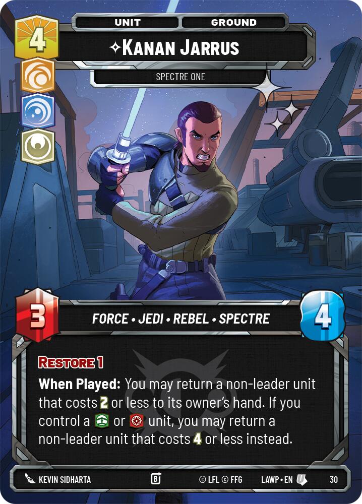 Kanan Jarrus - Spectre One (30) (Foil) (30) [A Lawless Time: Weekly Play] - The Mythic Store | 24h Order Processing