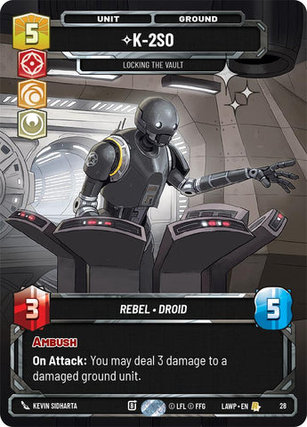 K-2S0 - Locking the Vault (28) (Foil) (28) [A Lawless Time: Weekly Play] - The Mythic Store | 24h Order Processing