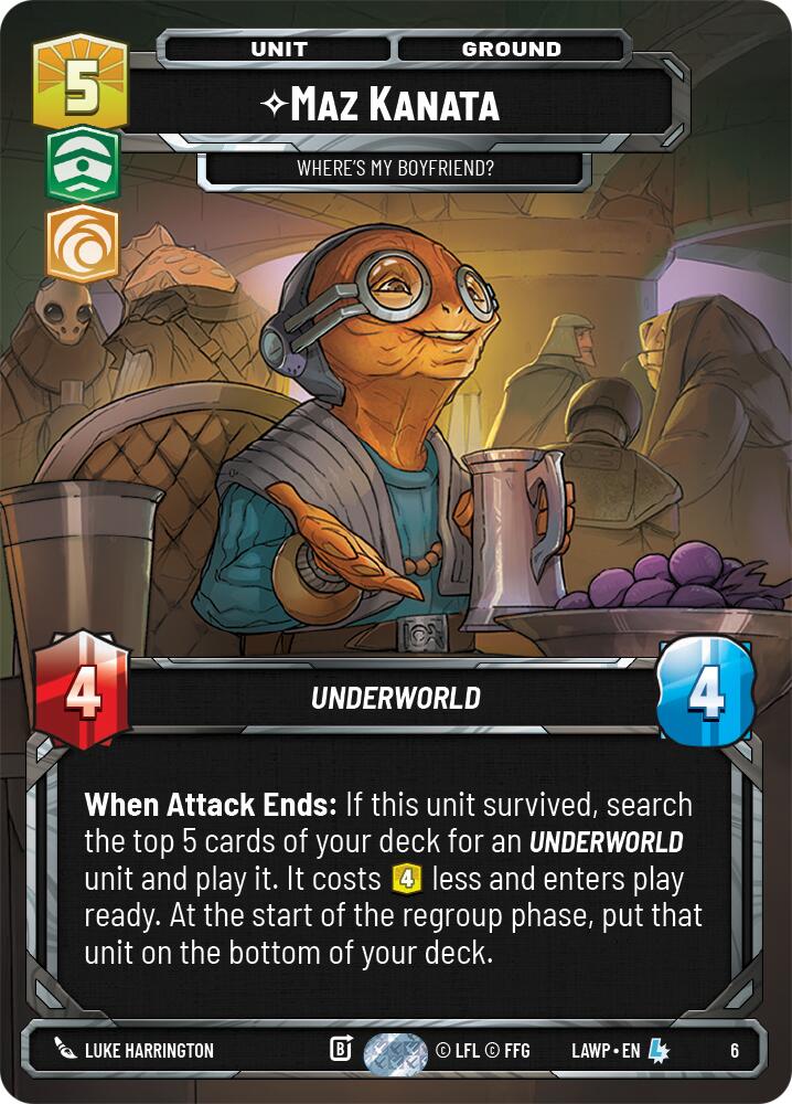 Maz Kanata - Where's My Boyfriend? (6) (6) [A Lawless Time: Weekly Play] - The Mythic Store | 24h Order Processing