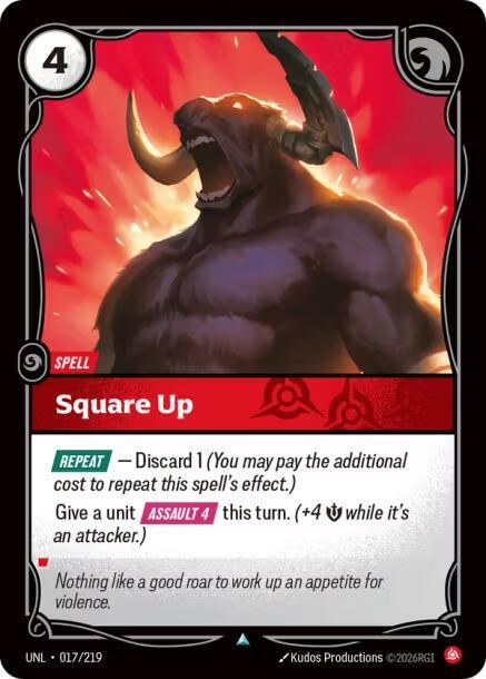 Square Up (017/219) [Unleashed] - The Mythic Store | 24h Order Processing