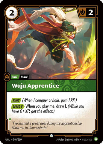 Wuju Apprentice (040/219) [Unleashed] - The Mythic Store | 24h Order Processing