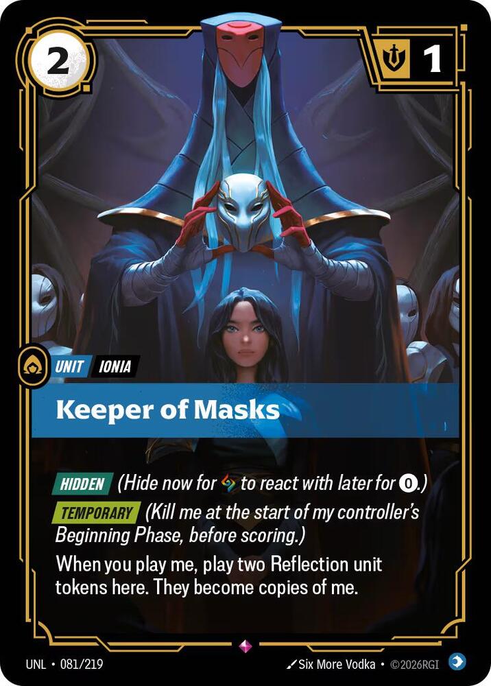 Keeper of Masks (081/219) [Unleashed] - The Mythic Store | 24h Order Processing