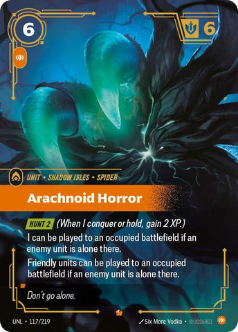 Arachnoid Horror (117/219) [Unleashed] - The Mythic Store | 24h Order Processing