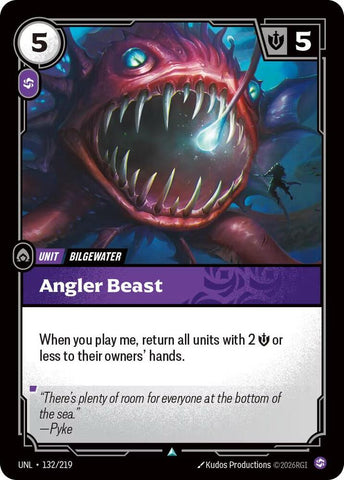 Angler Beast (132/219) [Unleashed] - The Mythic Store | 24h Order Processing