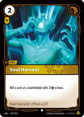 Soul Harvest (159/219) [Unleashed] - The Mythic Store | 24h Order Processing
