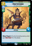 King Katuunko - Great King of Toydaria (16/84) (16/84) [Twin Suns] - The Mythic Store | 24h Order Processing