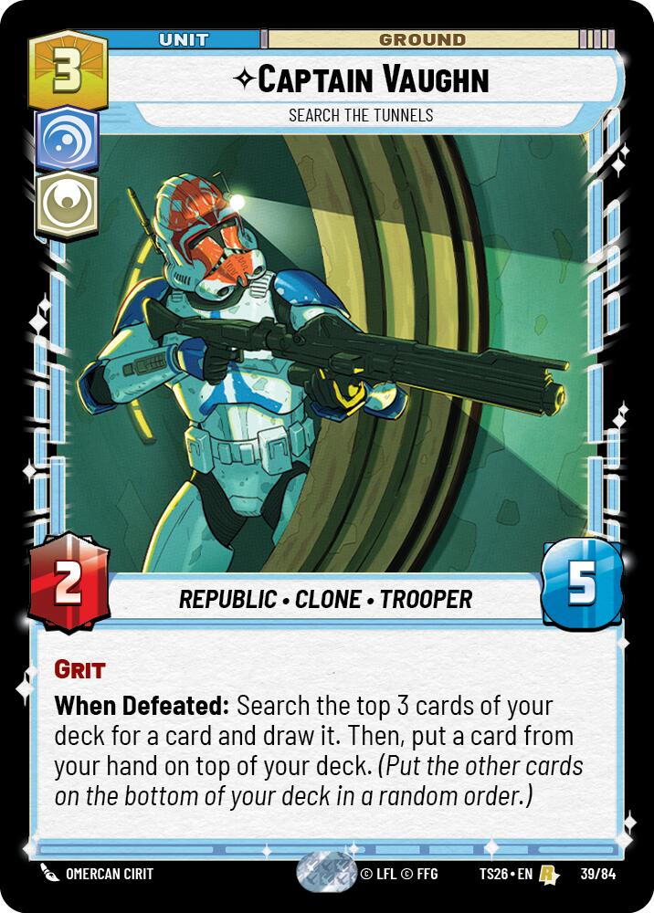 Captain Vaughn - Search the Tunnels (39/84) (39/84) [Twin Suns] - The Mythic Store | 24h Order Processing