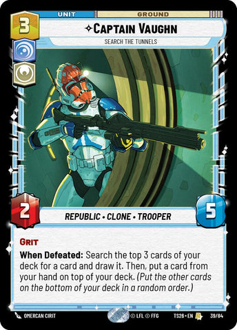 Captain Vaughn - Search the Tunnels (39/84) (39/84) [Twin Suns] - The Mythic Store | 24h Order Processing