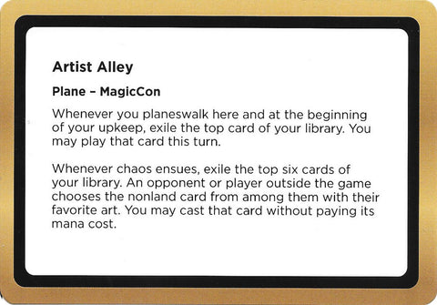 Artist Alley (Black Lotus Unknown Planechase) [Oversize Cards] - The Mythic Store | 24h Order Processing