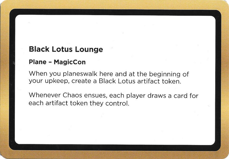 Black Lotus Lounge (Black Lotus Unknown Planechase) [Oversize Cards] - The Mythic Store | 24h Order Processing