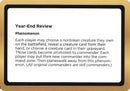 Year-End Review (Black Lotus Unknown Planechase) [Oversize Cards] - The Mythic Store | 24h Order Processing