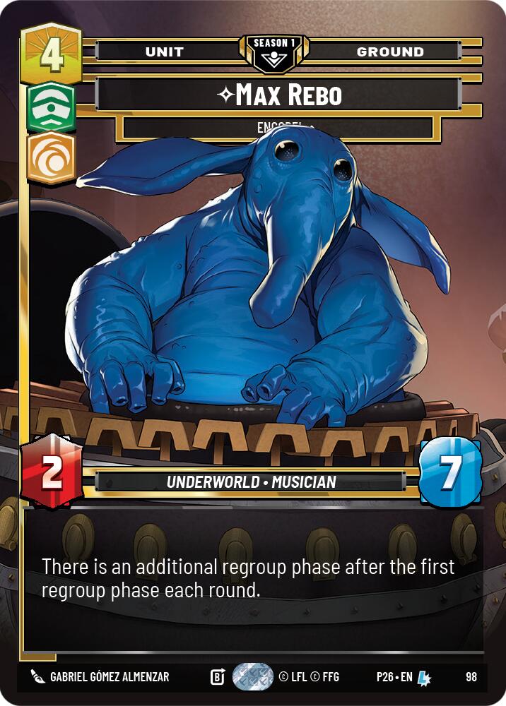 Max Rebo - Encore! (98) (98) [Sector and Regional Promos: Season 1] - The Mythic Store | 24h Order Processing