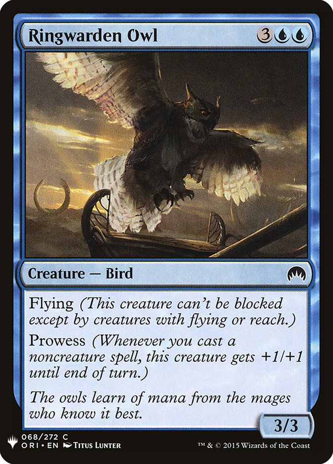 Ringwarden Owl [Mystery Booster] - The Mythic Store | 24h Order Processing