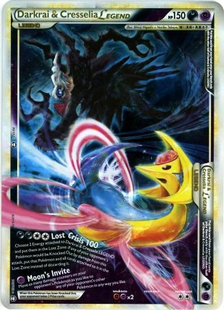 Darkrai & Cresselia LEGEND (99/102) (Jumbo Card) [HeartGold & SoulSilver: Triumphant] - The Mythic Store | 24h Order Processing