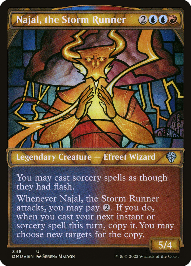 Najal, the Storm Runner (Showcase Textured) [Dominaria United] - The Mythic Store | 24h Order Processing