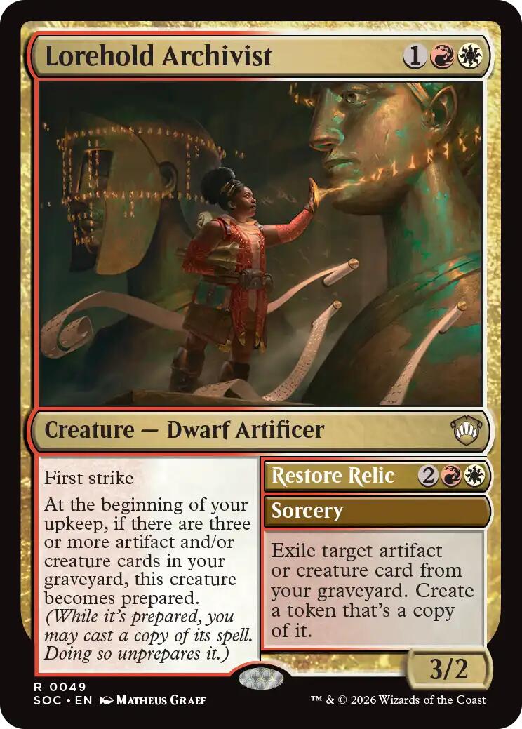 Lorehold Archivist [Secrets of Strixhaven Commander] - The Mythic Store | 24h Order Processing