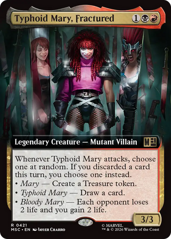 Typhoid Mary, Fractured (Extended Art) [Marvel Super Heroes Commander] - The Mythic Store | 24h Order Processing