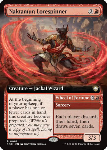 Naktamun Lorespinner (Extended Art) [Secrets of Strixhaven Commander] - The Mythic Store | 24h Order Processing