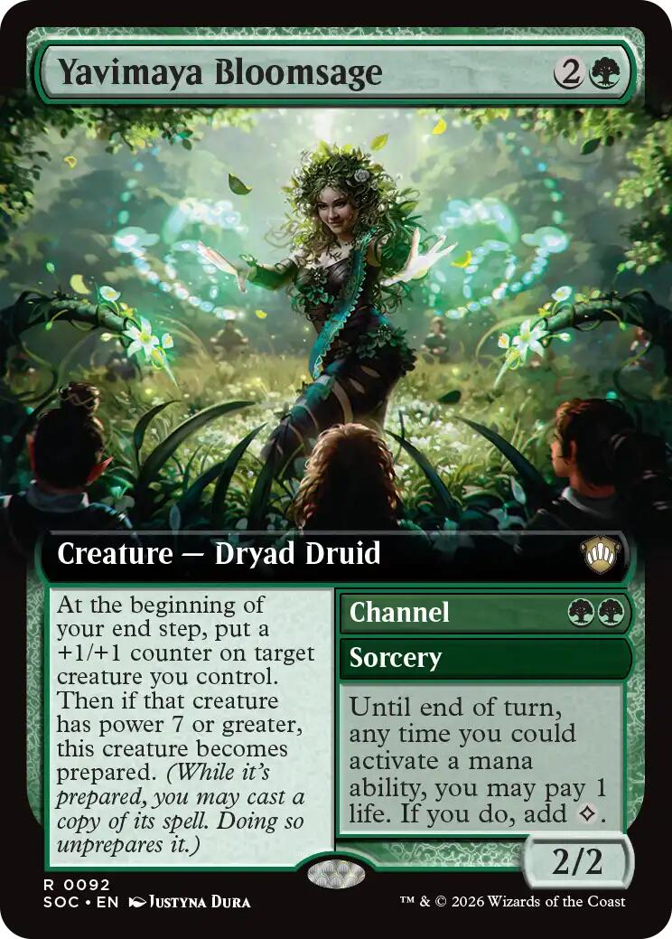 Yavimaya Bloomsage (Extended Art) [Secrets of Strixhaven Commander] - The Mythic Store | 24h Order Processing