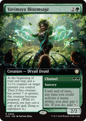 Yavimaya Bloomsage (Extended Art) [Secrets of Strixhaven Commander] - The Mythic Store | 24h Order Processing